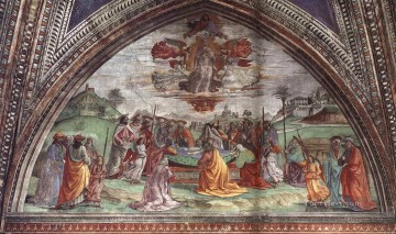 Domenico Ghirlandaio Painting - Death And Assumption Of The Virgin Renaissance Florence Domenico Ghirlandaio